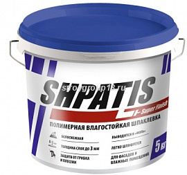 Шпаклевка SHPATIS влагостойкая 5кг.