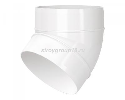 Колено круглое угол 45 Д125 ПВХ 12,5ККП45