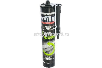 Герметик кровельный чёрный битумно-каучуковый, 310мл TYTAN Professional