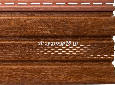 Софит ламинированный дуб золотистый с перфорацией