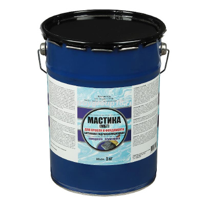 Мастика Битумная гидроизоляционная МБГ,  5кг 