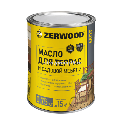 Масло для террас ZERWOOD MDT сосна 0,75кг