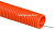 Гофротруба ПНД  оранж. легкая с протяжкой