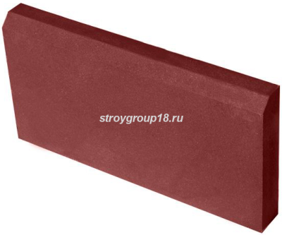 Бордюр ПП 500*200*50 вишня.