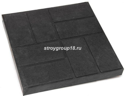 Плитка садовая 330*330 2 кг. черная 