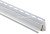 Окантовочная планка белая 3м