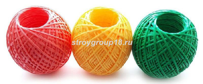 Шпагат полипропиленовый, цветной 100м
